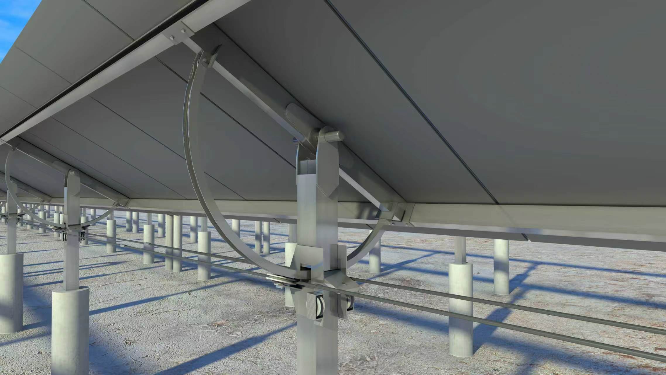Bearing-free, lubrication-free cable-supported structure with plug-in modular joints